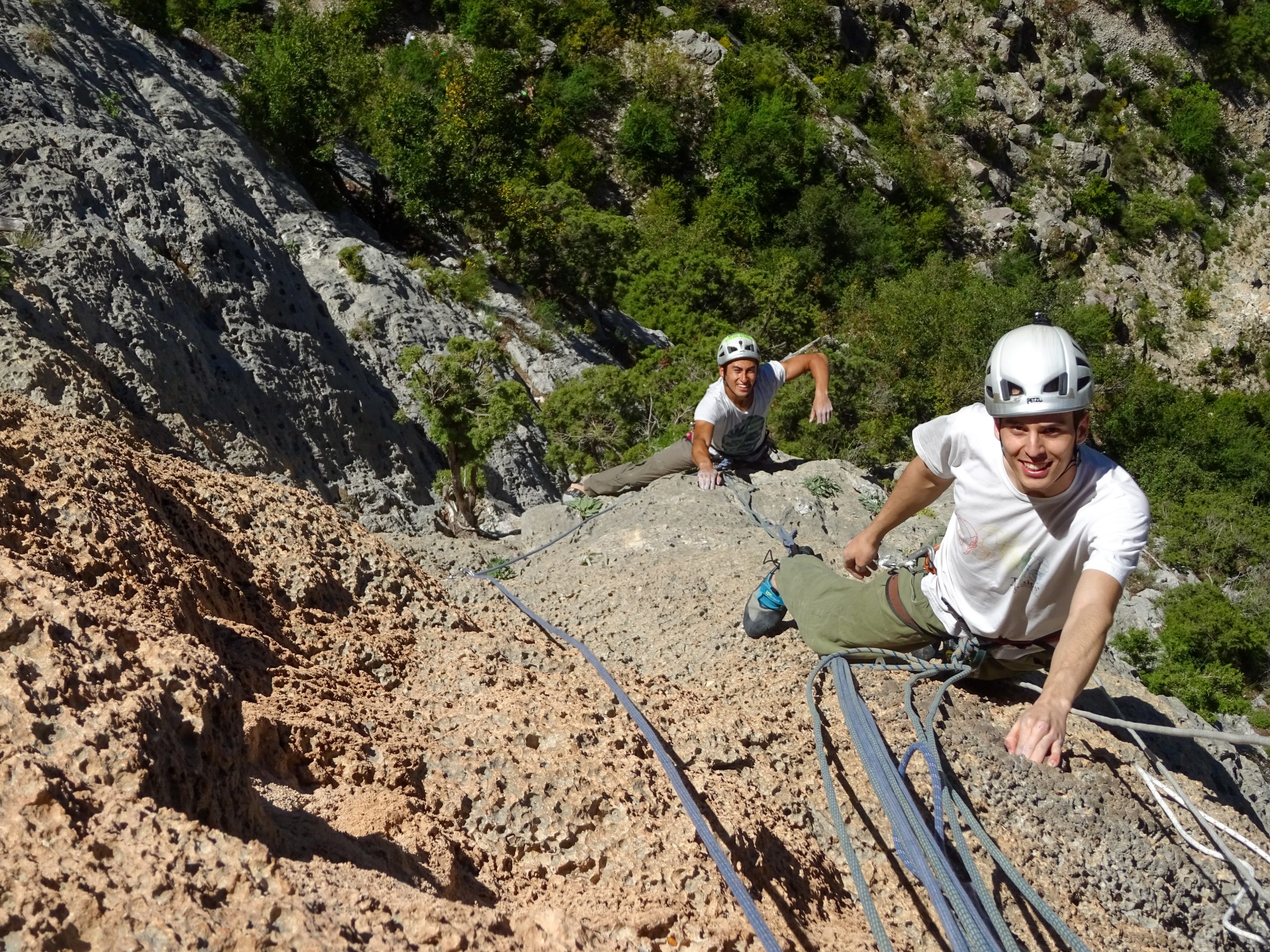 escalade grande voie