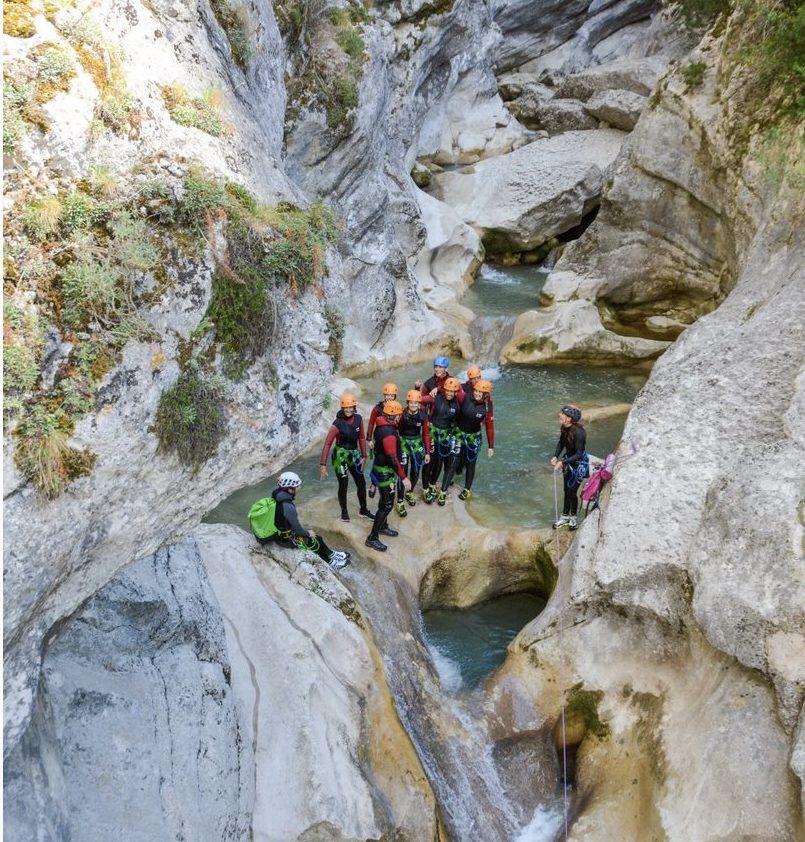 canyoning saint auban